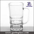 Escultura de vidro inferior caneca de cerveja (GB093510N)